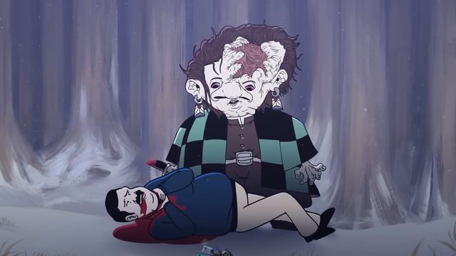 I SMELL A DEMON - ( Demon Slayer Cartoon) смотреть онлайн