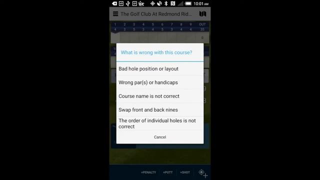Golf Pad: How to quickly fix incorrect course info. смотреть онлайн