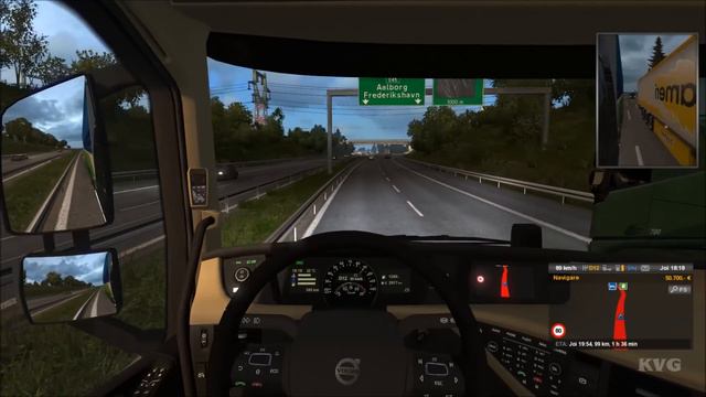 Euro Truck Simulator 2 - Scandinavia - Esbjerg to Aalborg Gameplay (PC HD) [1080p] смотреть онлайн