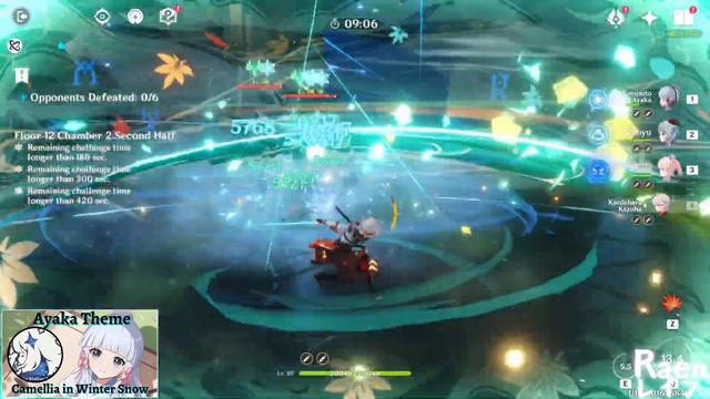 Hu Tao Double Hydro w Mona Nuke / Ayaka + Sup Ganyu Freeze Spiral Abyss Floor 12 3.5 Genshin Impac смотреть онлайн