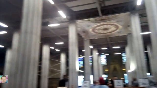 Sultan Ahmed Mosque. Inside Blue Mosque, Istanbul, Turkey смотреть онлайн