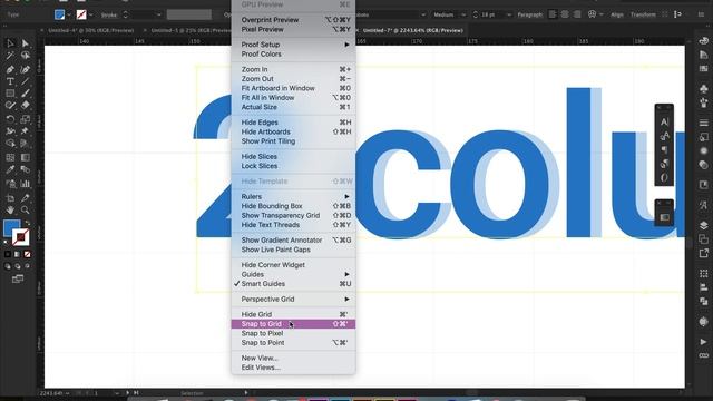 Turn off Align Objects / Snapping to Pixel Grid in Illustrator смотреть онлайн