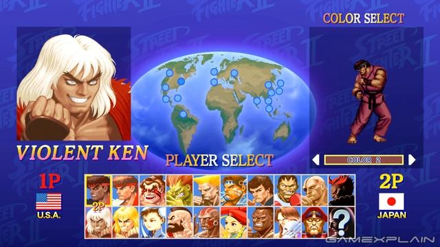 Violent Ken Vs. Evil Ryu in Ultra Street Fighter II: The Final Challengers (Switch Gameplay) смотреть онлайн