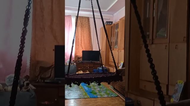 Підвісне крісло-гамак своїми руками. смотреть онлайн