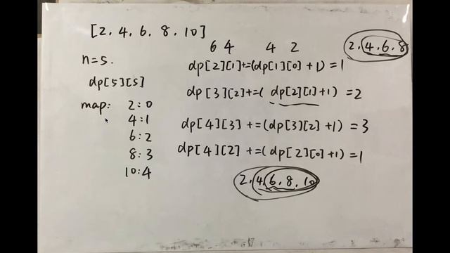 LeetCode 446. Arithmetic Slices II - Subsequence Explanation and Solution смотреть онлайн