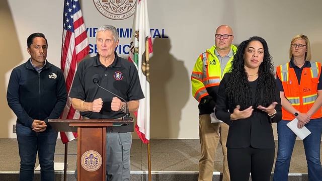 Mayor Gloria to Update Public on Upcoming Storm and Storm Preparation смотреть онлайн