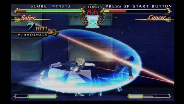 Fate Unlimited Codes PS2 gameplay смотреть онлайн