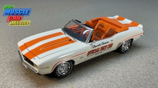 Monogram 1969 Chevrolet Camaro Indy Pace Car Convertible Build смотреть онлайн