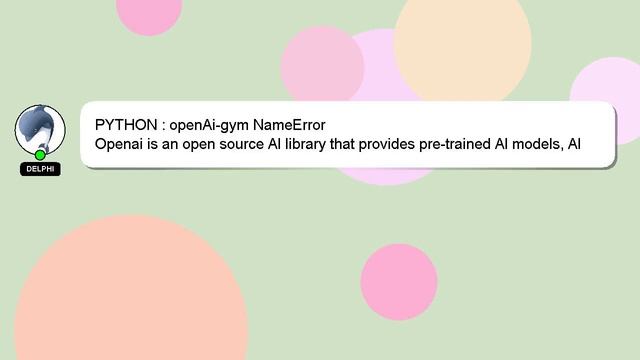 PYTHON : openAi-gym NameError смотреть онлайн