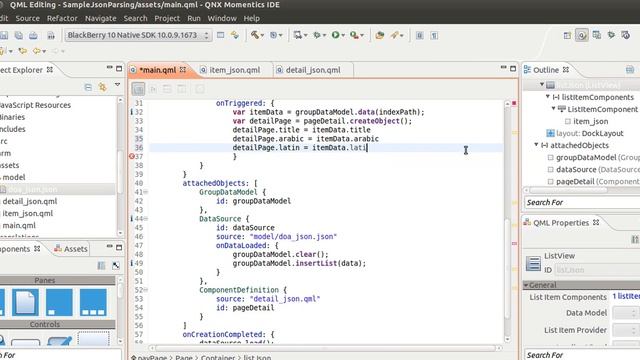 Parsing Json lokal file dengan QML смотреть онлайн