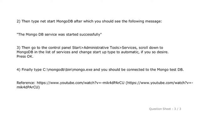 Windows : Mongodb: Failed to connect to 127.0.0.1:27017, reason: errno:10061 смотреть онлайн