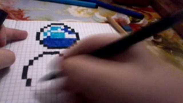 как нарисовать алмаз из игры minecraft смотреть онлайн