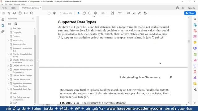 15 JAVA OCA 1Z0 808 switch statement case default Chapter 2 Operators Statements смотреть онлайн