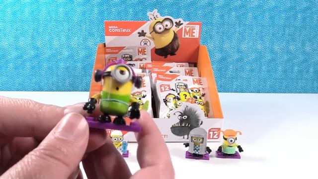 Minions Despicable Me Series 12 Mega Construx Blind Bag Opening Toy Review | PSToyReviews