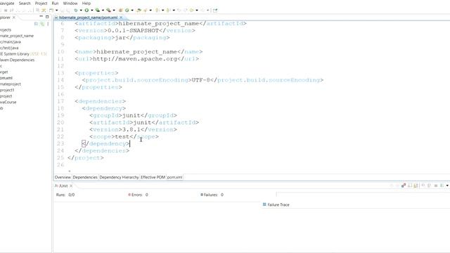 How to create MAVEN Project for hibernate and Adding dependencies смотреть онлайн