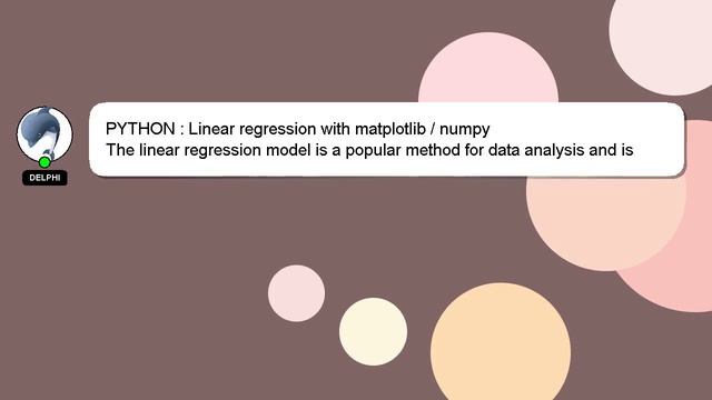 PYTHON : Linear regression with matplotlib / numpy смотреть онлайн