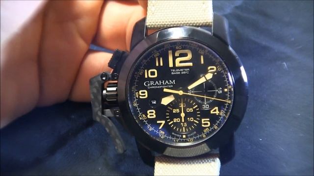 Graham Chronofighter II Black Sahara Watch Review смотреть онлайн