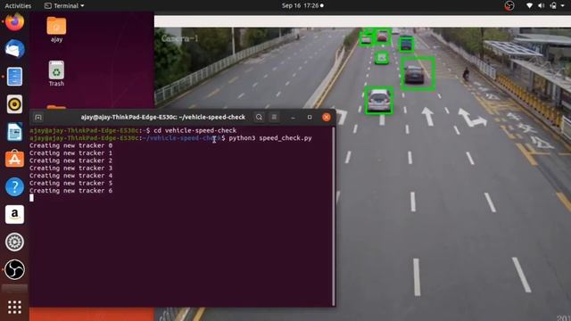 Vehicle Detection and Speed Tracking using OpenCv смотреть онлайн