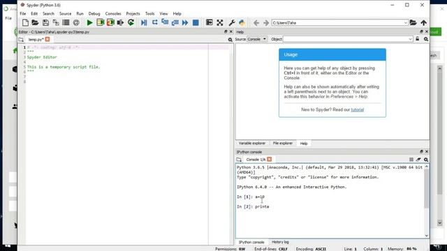 Launch Spyder IDE via Anaconda Navigator on Windows PCs. смотреть онлайн