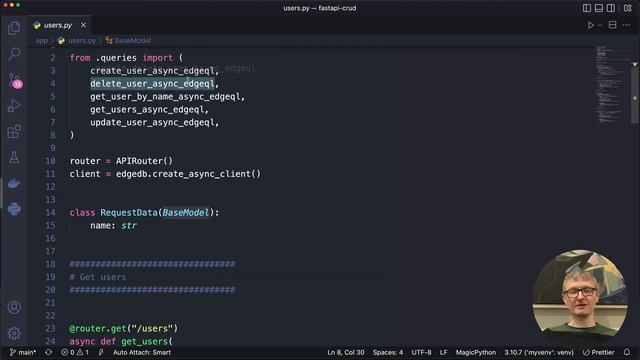 FastAPI + EdgeDB for a type-safe ? Python API ? смотреть онлайн