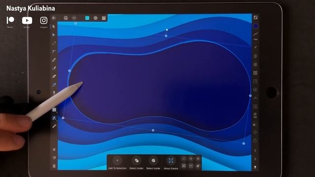 GRAPHIC DESIGN WITH AFFINITY DESIGNER ON iPAD: vector paper cut out effect [ TUTORIAL ] смотреть онлайн
