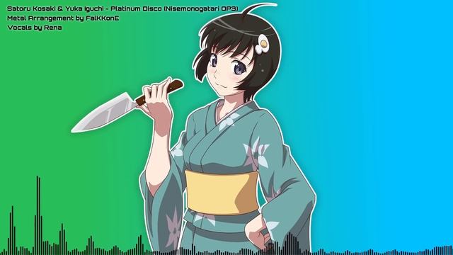 Nisemonogatari OP3 - Platinum Disco (feat. Rena) 【Intense Symphonic Metal Cover】 смотреть онлайн