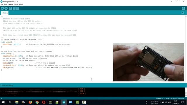 Arduino | LoLin NodeMCU V3 ESP8266 with Arduino | Getting Started | Control the LED смотреть онлайн