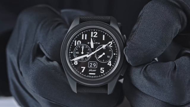 ZENITH Pilot Automatic + ZENITH Pilot Big Date Flyback. 4 watches and 8 straps. смотреть онлайн
