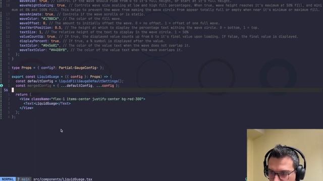 React Native Skia D3 Liquid Gauge Progress Indicator Part 1 смотреть онлайн