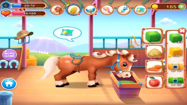 Fun Horse Care Games - Virtual Pet Pony Dress Up, Race, Clean, Vet Care Makeover Kids & Girls Games смотреть онлайн