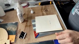 Сборка ракетки для настольного тенниса на не дорогой водный клей