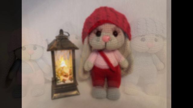 Зайчики , кролики , котятки . Вязаные крючком. Символ 2023 года.