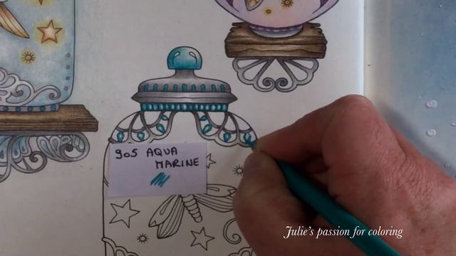 IVY AND THE INKY BUTTERFLY by Johanna Basford - part 2 - prismacolor pencils смотреть онлайн