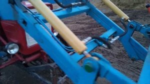 Самодельный фронтальный погрузчик на Т 25