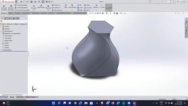 solidwork 3D command step by step for beginners || смотреть онлайн