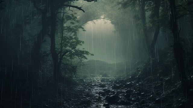 Relaxing Rain Sounds for Meditation & Mindfulness | Calm Ambient Music смотреть онлайн