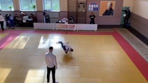 Детский турнир по дзюдо, 8-9 лет, 26 кг. Финал с красивым броском / Judo kids / Uchi mata /