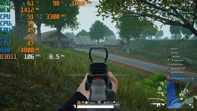 Intel Core i5-7400 \ Nvidia GTX 1060 3GB \ PUBG lite - PlayerUnknown's Battlegrounds \ @1080p смотреть онлайн