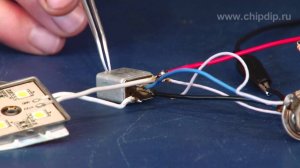 Схема управления реле на тиристоре