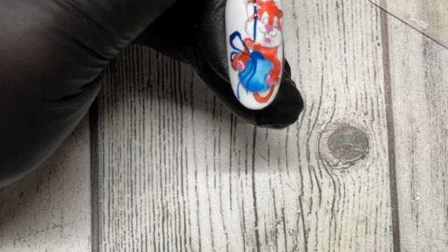 Дизайн ногтей тигр~новогодний дизайн~2022 смотреть онлайн