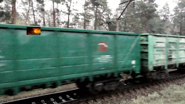 ВЛ80Т-1808 с грузовым поездом смотреть онлайн