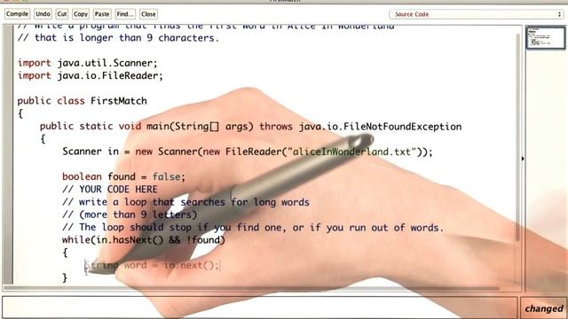 Finding the First Match - Intro to Java Programming смотреть онлайн