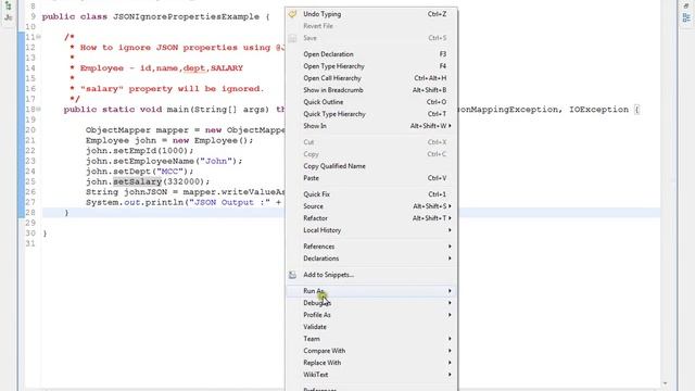 HOW TO USE JSONIGNOREPROPERTIES DEMO смотреть онлайн