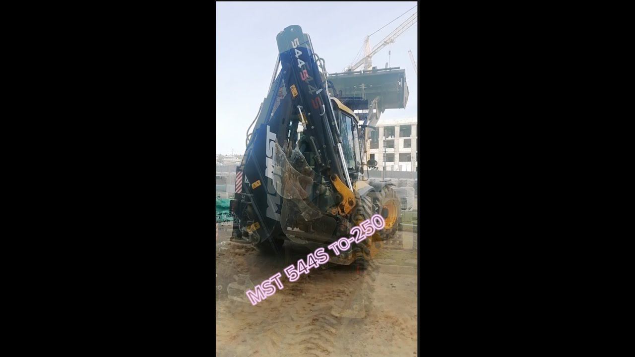 Техническое Обслуживание 250 м/ч Экскаватора погрузчика MST 544S и кривое решение конструкторов смотреть онлайн