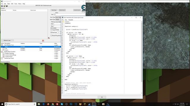 Lua Tutorial: How to Make a Game Camera Spin Automatically! [Cheat Engine | Girl X Mushrooms] смотреть онлайн