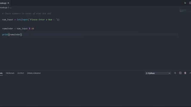 Check numbers in terms of even and odd with Python смотреть онлайн