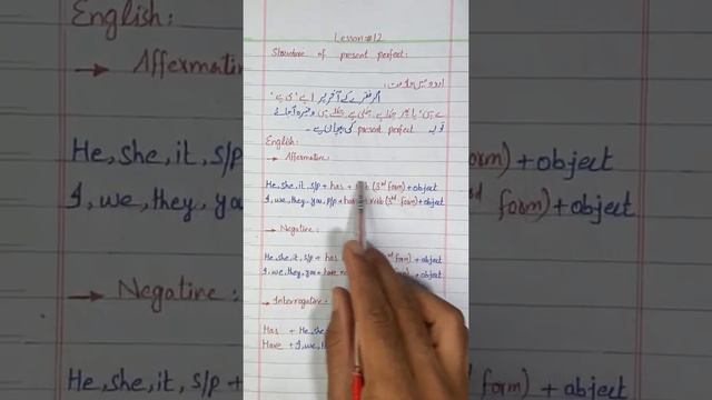 Structure Of present perfect || Rules of Present perfect || How To translate urdu to English смотреть онлайн