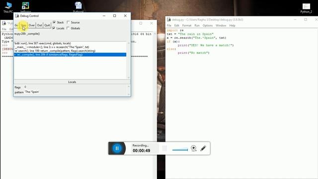 Debugging of python program in Python IDLE смотреть онлайн