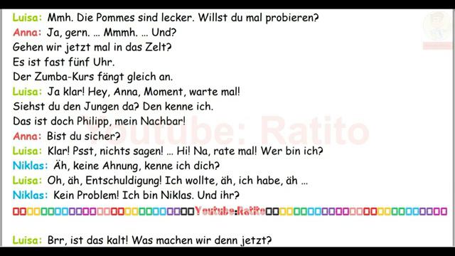 A2 Deutsch Hören Lernen 2.10