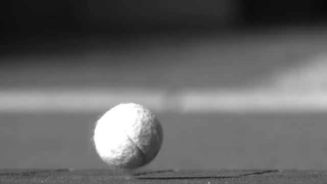 Ball bouncing in slow motion: Tennis ball смотреть онлайн